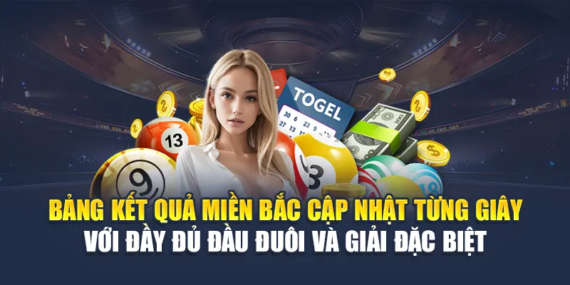 Bảng kết quả miền Bắc cập nhật từng giây với đầy đủ đầu đuôi và giải đặc biệt